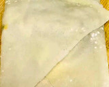 A picture of step 1 of Chicken spring roll wrappers.