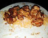 A picture of step 4 of Mike's Spicy Southwestern Wraps.