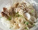 A picture of step 6 of Sweet Onion and Pork Salad with Garlic and Mayo.