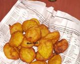 A picture of step 4 of TEL PITHA or GHILA PITHA or BOR PITHA.