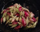 A picture of step 3 of Sautéed Chard with Walnuts & Dried Fruit.