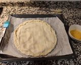 Foto del paso 5 de la receta: Empanada de hojaldre de queso con jamón York 😋😋