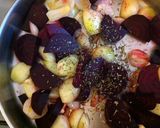 A picture of step 5 of Beetroot and Feta Quiche.