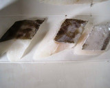 A picture of step 1 of Karaage-style Fried Cod.