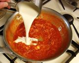 A picture of step 8 of Tomato Cream Pasta with Crabmeat.