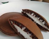 Foto langkah ke 4 dari resep Dorayaki coklat.