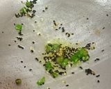 A picture of step 2 of Bottle gourd peels fry.