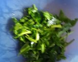 A picture of step 1 of Walnut Palak Punjabi Pakoda.