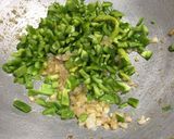 A picture of step 6 of Veg Hyderabadi Biryani with Boondi raita.