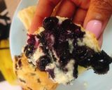 A picture of step 4 of Blueberry Muffins.