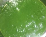 A picture of step 1 of Palak paneer.