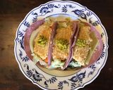 A picture of step 5 of California Farm Red Lentils Cole Slaw Curtido Wrap.
