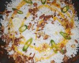 A picture of step 4 of Lal lobia biryani.