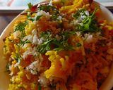 A picture of step 3 of Sevai Upma.