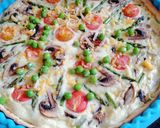 Foto del paso 7 de la receta Quiche de espárragos y champiñones