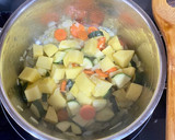 Foto del paso 2 de la receta: Acelgas con puré de verduras y jamón crunchy