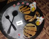 A picture of step 6 of Dora cake.