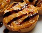 Фото кроку 4 до Горячие бутерброды со вкусом запеченных роллов🍣.