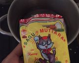 Foto langkah ke 2 dari resep Bubur mutiara tabur nangka.