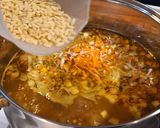 Csicseriborsó leves recept fázis 5 fotója