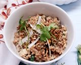 Hình bước làm 2 của món Cơm chiên mắm ruốc