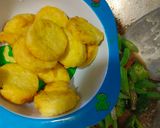 Gambar langkah 4 resipi Kacang Buncis Tauhu Telur Bersama Udang.