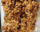 A picture of step 5 of Pork chops with apples and stuffing.