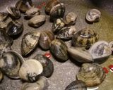 A picture of step 1 of Spaghetti with vongole (clams) and fresh tomatoes.