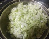 A picture of step 1 of Veg Manchurian.