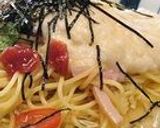A picture of step 6 of Silky and Cold Nagaimo and Umeboshi Spaghetti.