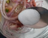 A picture of step 4 of Laccha Onion Salad.
