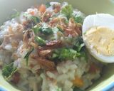 Foto langkah ke 7 dari resep Bubur Ayam Sayur Sehat.