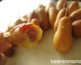 A picture of step 5 of Easy Miniature "Corn Dogs".