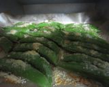 A picture of step 6 of Easy Sugar Snap Peas Baked in the Toaster Oven.