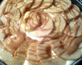 A picture of step 9 of sunshines caramel apple cheesecake.