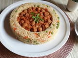 الارز بالخضار والكفته