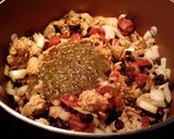 A picture of step 2 of Turkey Chalupa.