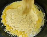 A picture of step 1 of Besan ke Ladoo.