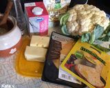 Tepsis karfiol Kata módra recept fázis 1 fotója