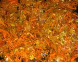 A picture of step 4 of Boiled irish potato with carrot egg sauce.