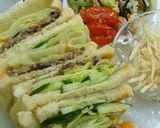 A picture of step 9 of Vegetarian Eggplant Burger.