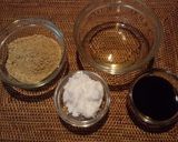 A picture of step 1 of Tataki Gobo - Pounded Burdock Root With Sesame Sauce.