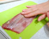 A picture of step 1 of Salted Seared Bonito.