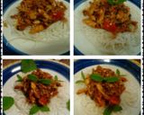 A picture of step 6 of Ladybirds Chicken Stir Fry with Vermicelli Noodles.