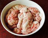Hình bước làm 1 của món Mì óc chần