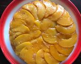 รูปขั้นตอนการทำที่ 10 ของ Peach Upside Down Cake