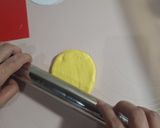 Foto langkah ke 6 dari resep Bakpao Labu Kuning Isi Cokelat.