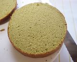 A picture of step 23 of Light and Moist Matcha Sponge Cake.