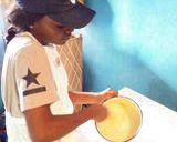 A picture of step 8 of Sponge Cake #mysecretbaking.