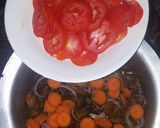 A picture of step 3 of Wet fried beef.